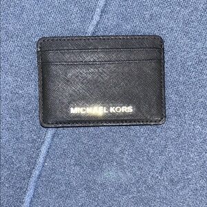 Michael Kors Black Leather Card Holder